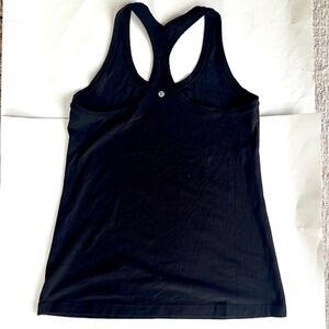 lululemon athletica Black Racerback Tank Top